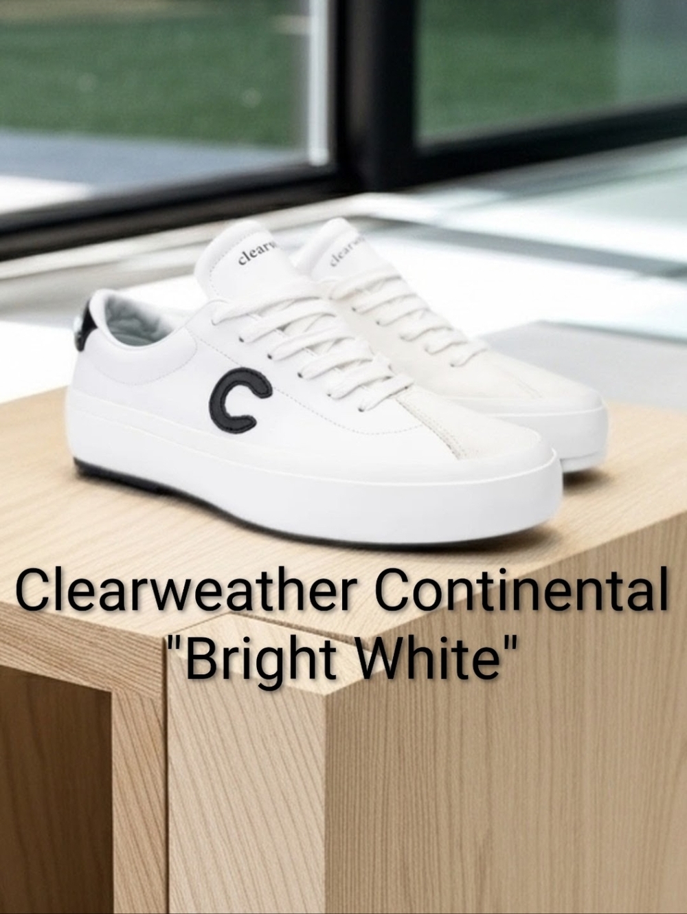 Clearweather Continental "Bright White" Sneakers Mens 11 NWT & BOX